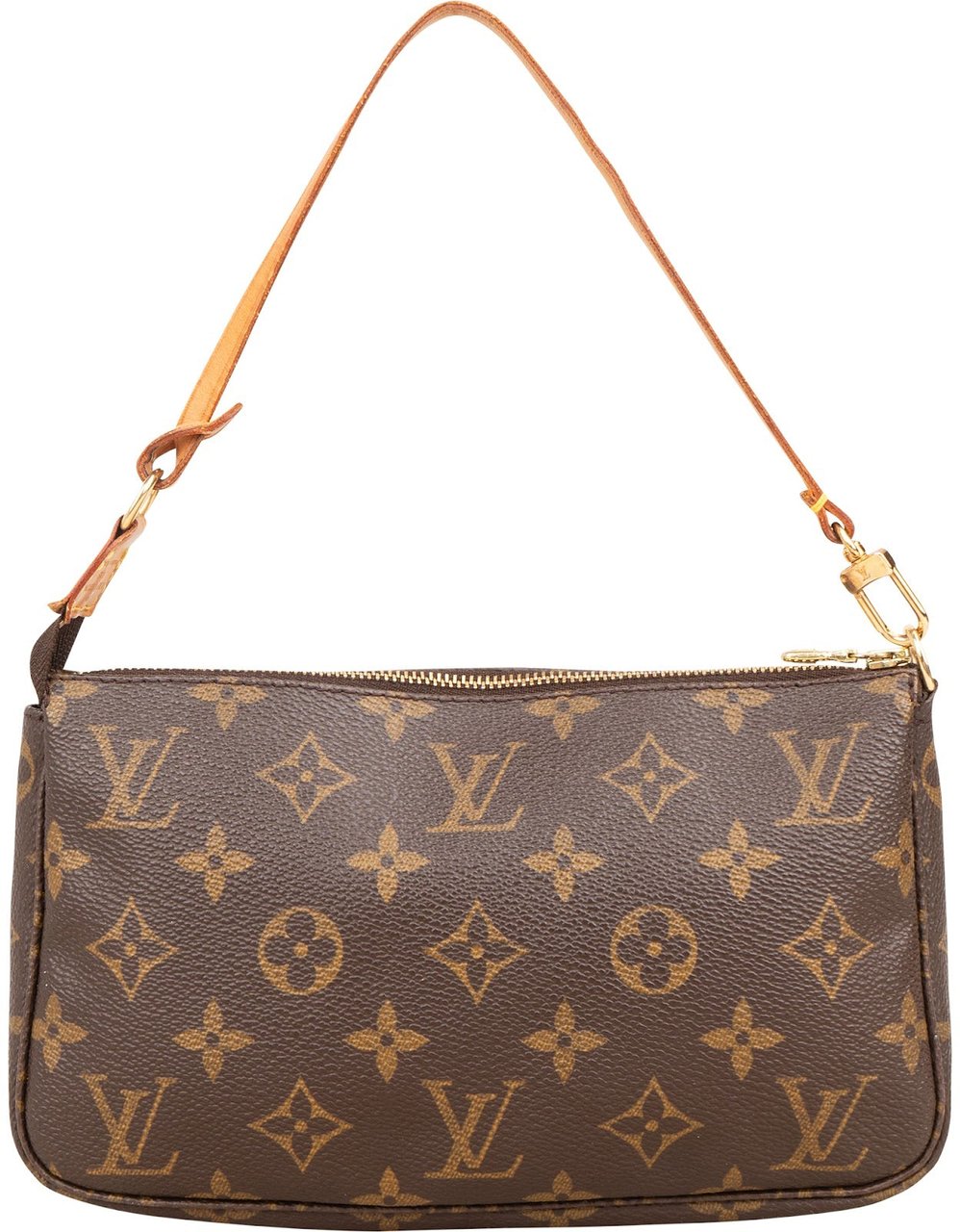 Louis Vuitton Monogram Canvas Pochette Accessoires Handbag Bruin