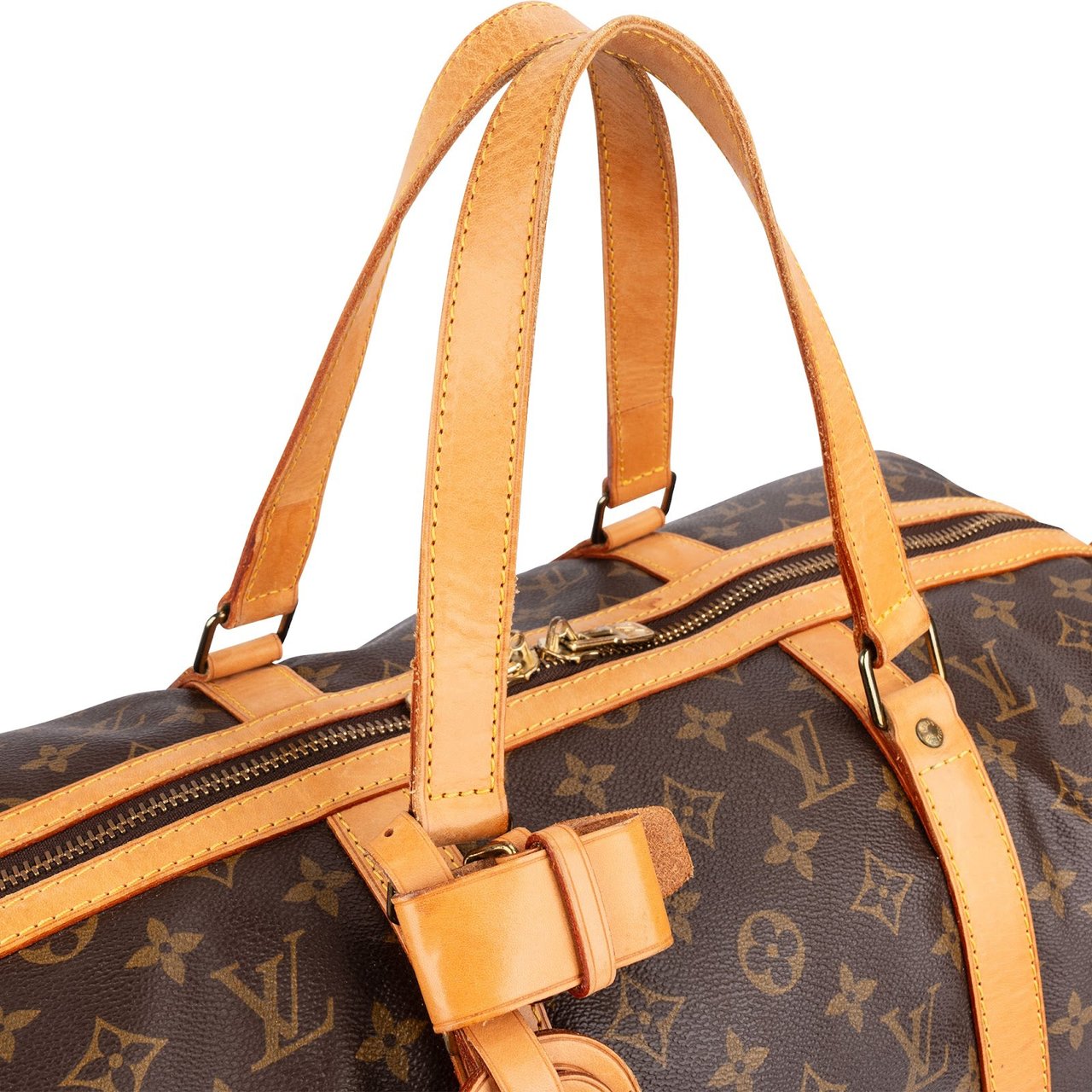 Louis Vuitton Monogram Canvas Sac Souple 45 Travel Bag Bruin