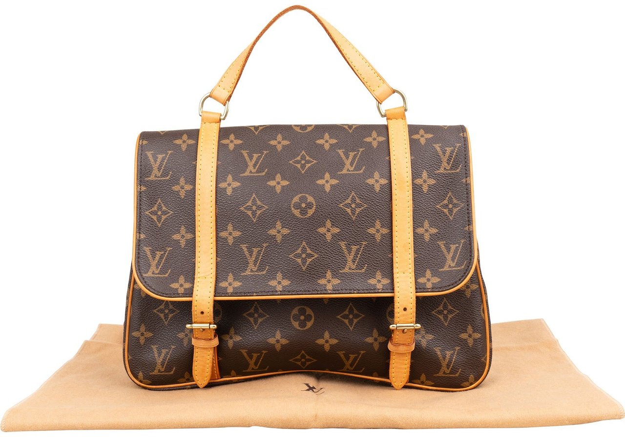 Louis Vuitton Monogram Canvas Marelle 2 in 1 Handbag Backpack Bruin