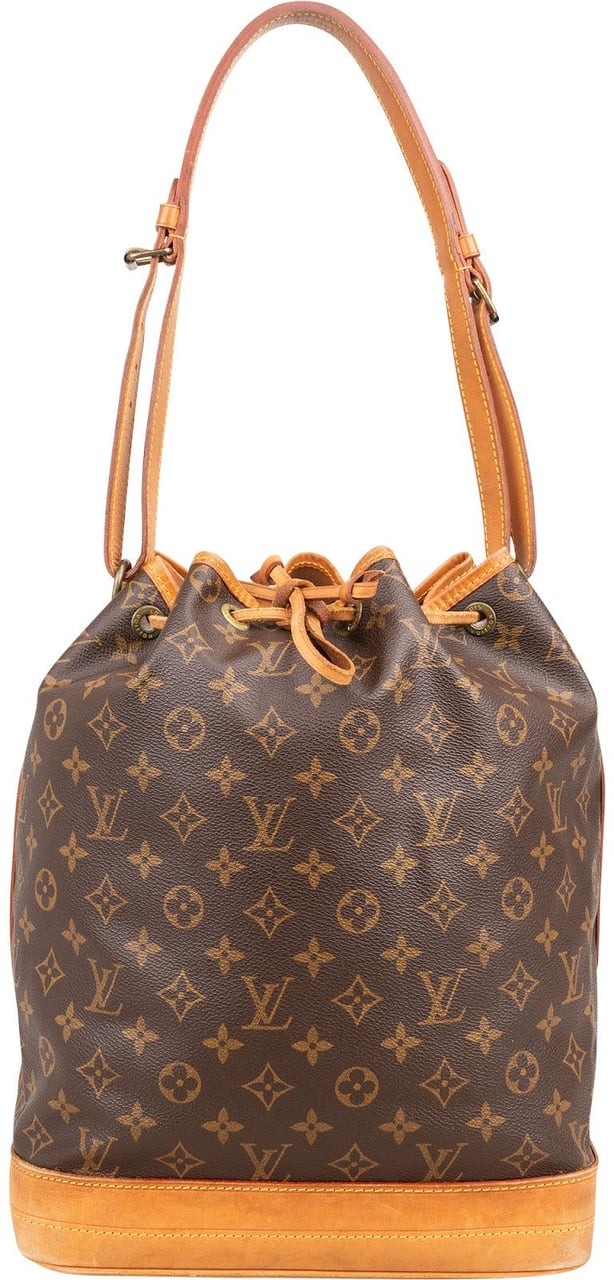 Louis Vuitton Monogram Canvas Sac Noé Grande Shoulder Bag Bruin