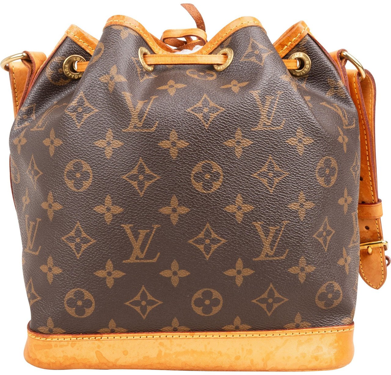 Louis Vuitton Monogram Canvas Sac Noé BB Crossbody Bag Bruin