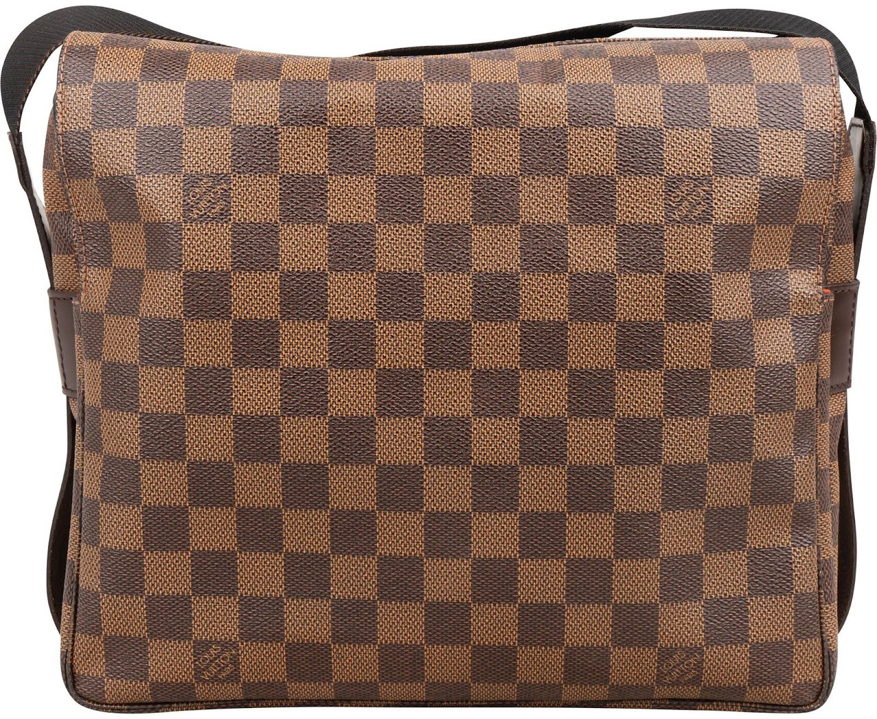 Louis Vuitton Monogram Damier Ebene Canvas Naviglio Crossbody Bag Bruin