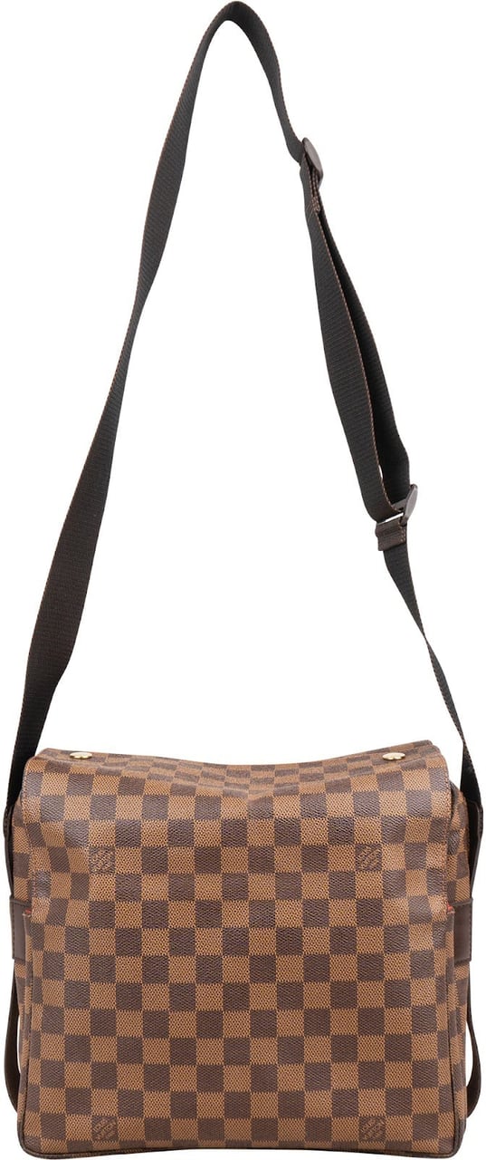 Louis Vuitton Monogram Damier Ebene Canvas Naviglio Crossbody Bag Bruin