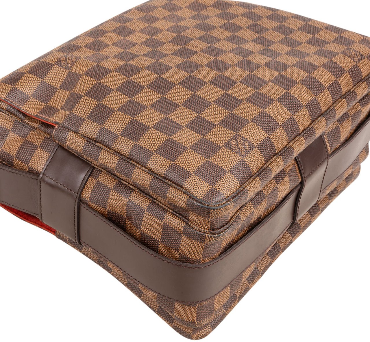 Louis Vuitton Monogram Damier Ebene Canvas Naviglio Crossbody Bag Bruin