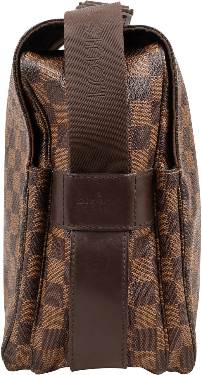 Louis Vuitton Monogram Damier Ebene Naviglio Crossbody Bag Bruin