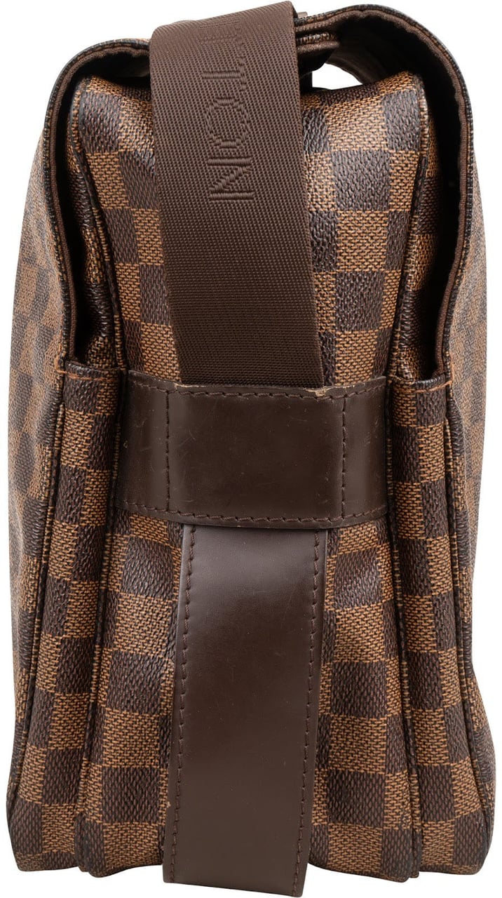 Louis Vuitton Monogram Damier Ebene Naviglio Crossbody Bag Bruin
