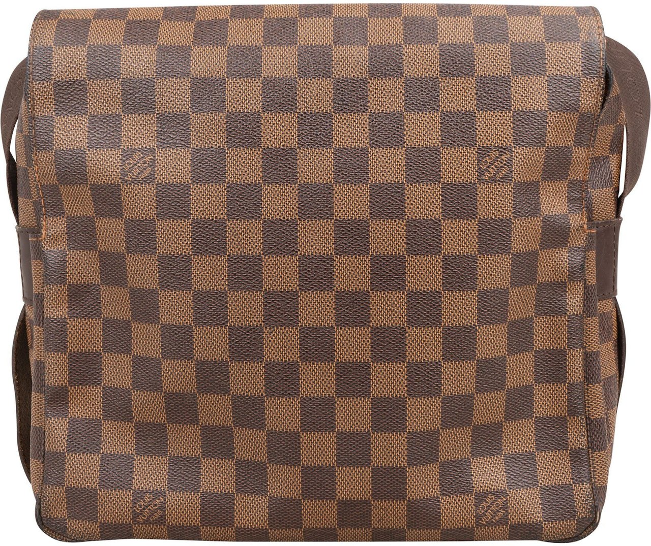 Louis Vuitton Monogram Damier Ebene Naviglio Crossbody Bag Bruin