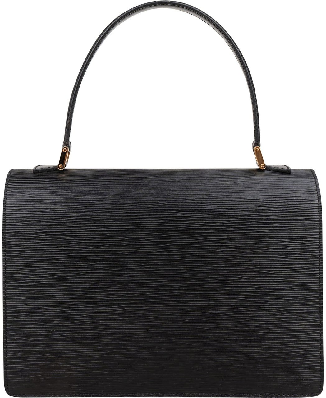 Louis Vuitton Noir Epi Leather Concorde Handbag Zwart