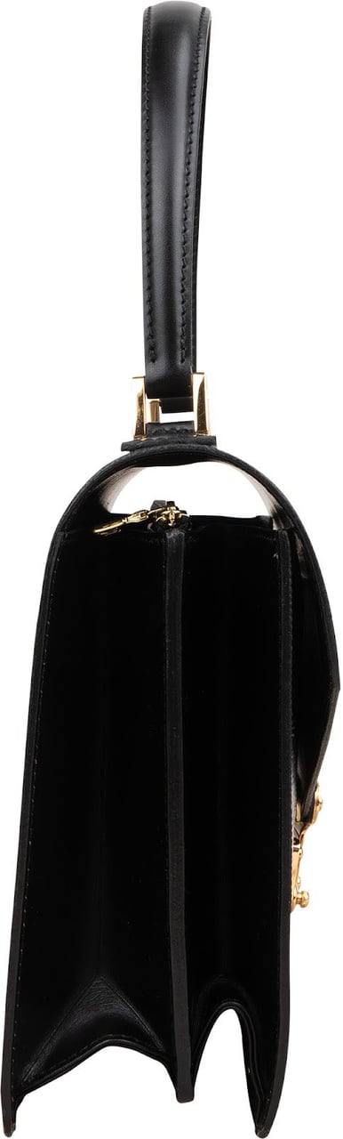 Louis Vuitton Noir Epi Leather Concorde Handbag Zwart