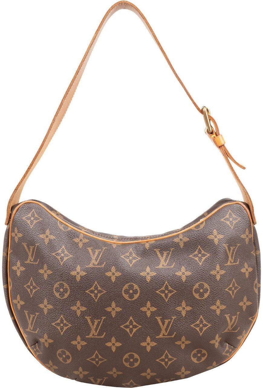 Louis Vuitton Monogram Canvas Croissant MM Shoulder Bag Bruin