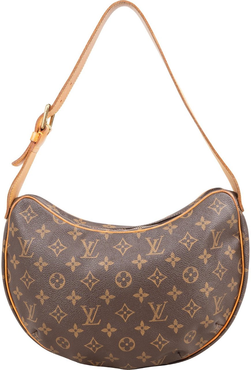 Louis Vuitton Monogram Canvas Croissant MM Shoulder Bag Bruin