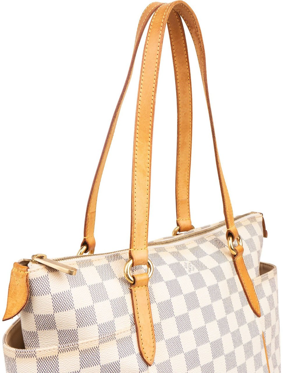 Louis Vuitton Monogram Damier Azur Canvas Totally PM Shoulder Bag Divers