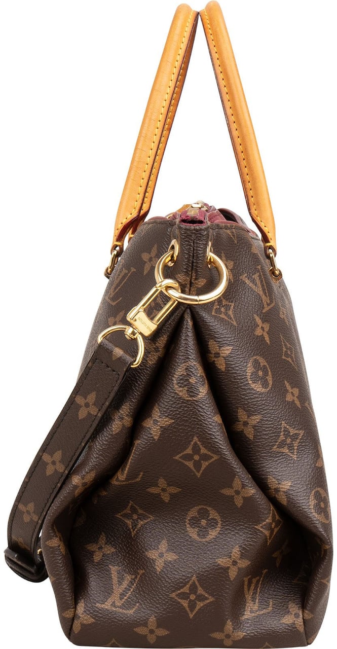 Louis Vuitton Monogram Canvas Pallas MM Handbag Bruin