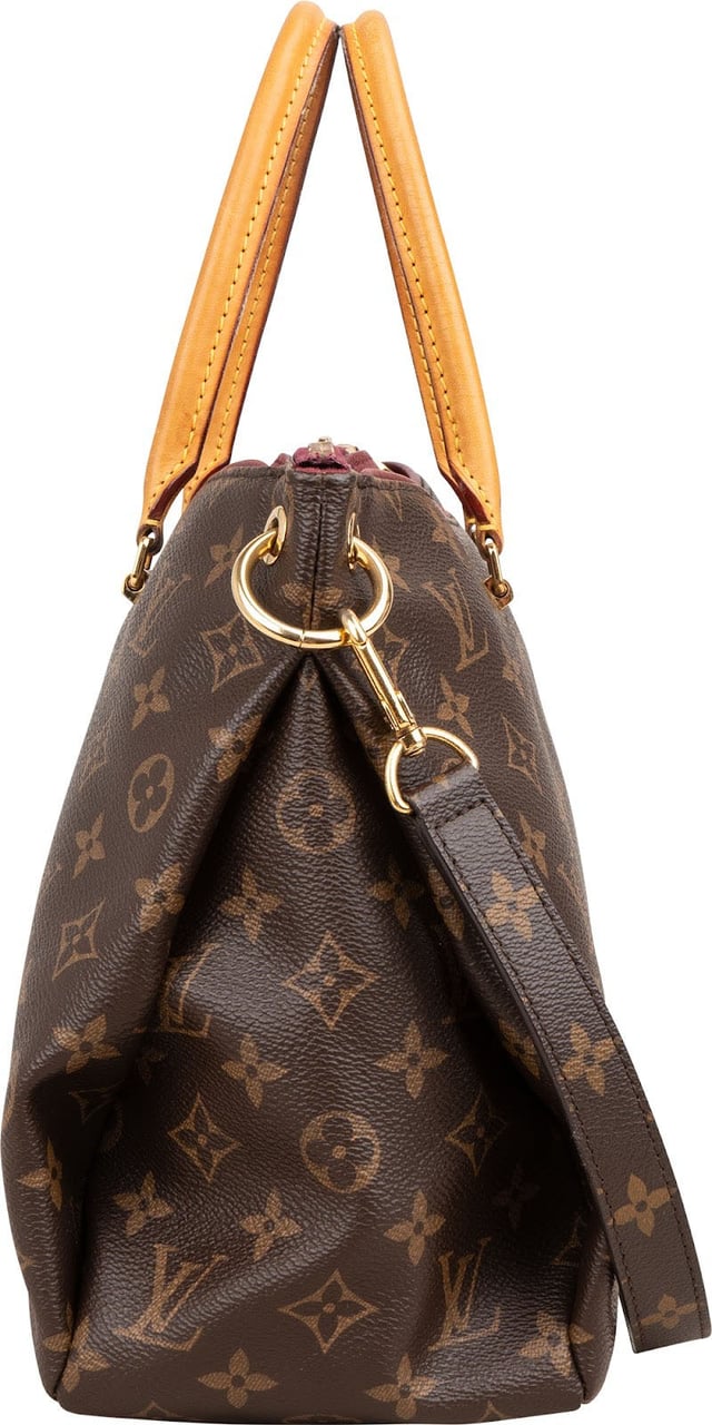 Louis Vuitton Monogram Canvas Pallas MM Handbag Bruin