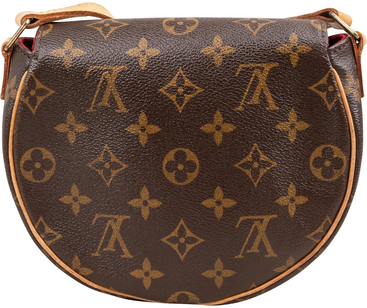 Louis Vuitton Monogram Canvas Tambourine Crossbody Bag Bruin
