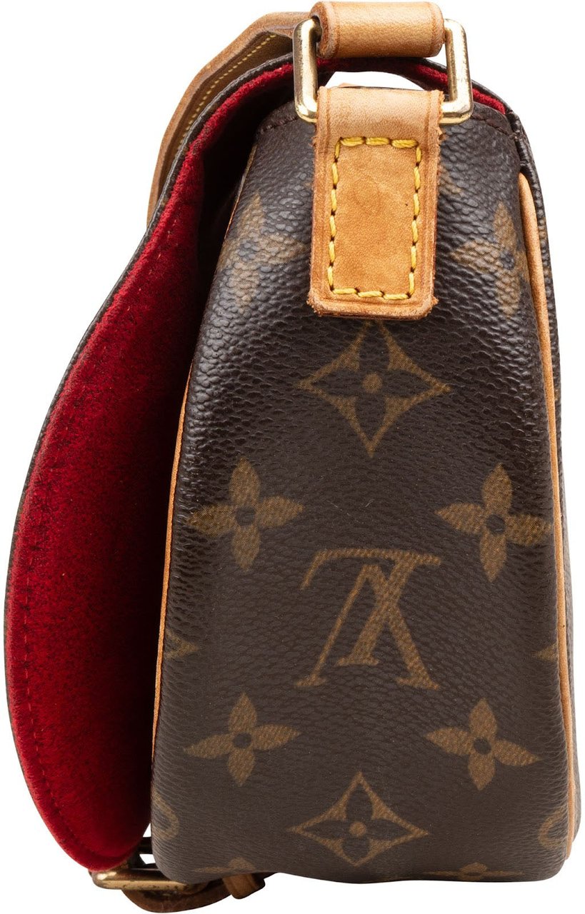 Louis Vuitton Monogram Canvas Tambourine Crossbody Bag Bruin