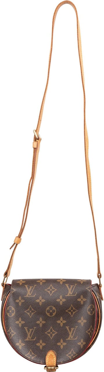 Louis Vuitton Monogram Canvas Tambourine Crossbody Bag Bruin
