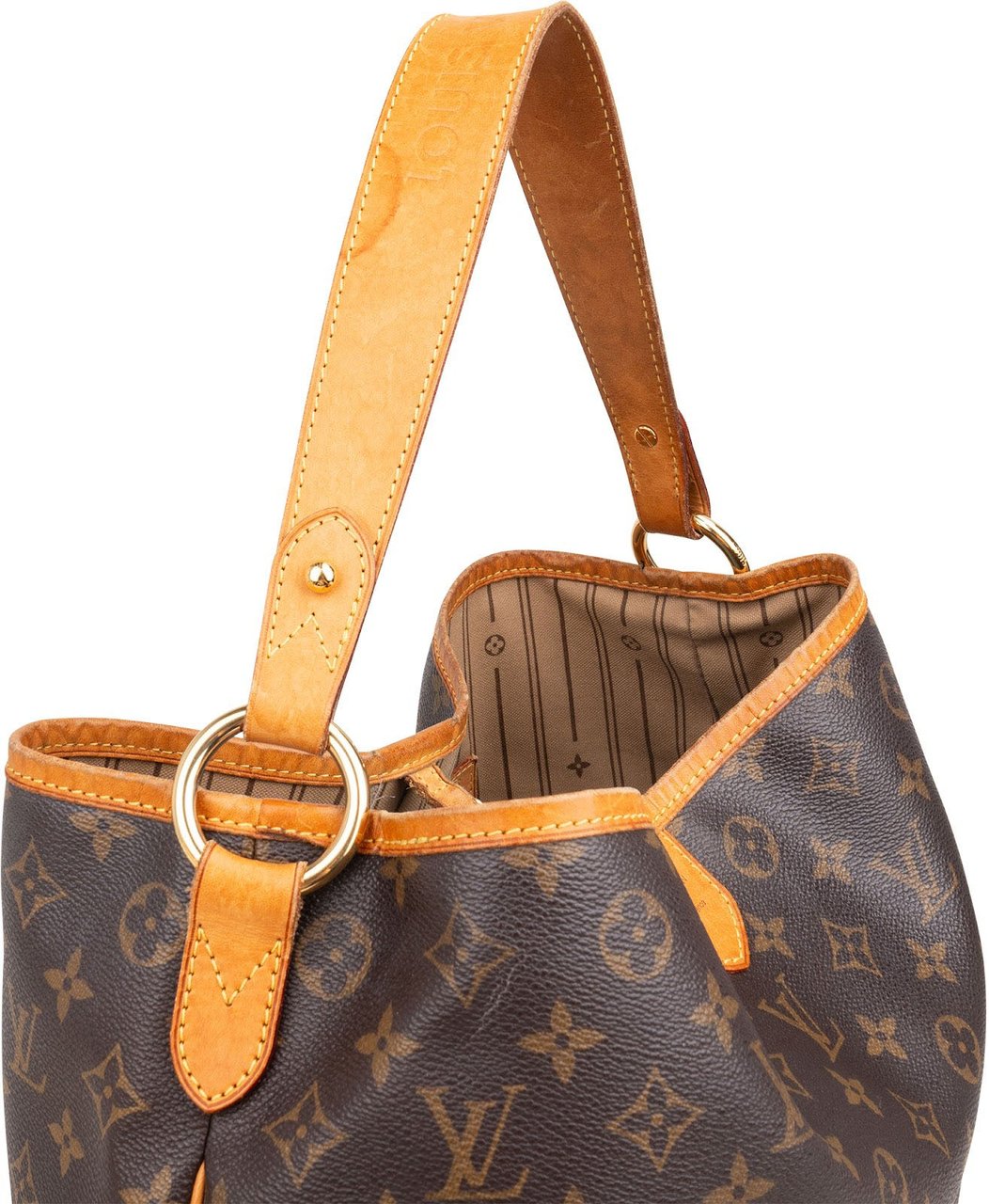 Louis Vuitton Monogram Canvas Delightful PM Shoulder Bag Bruin