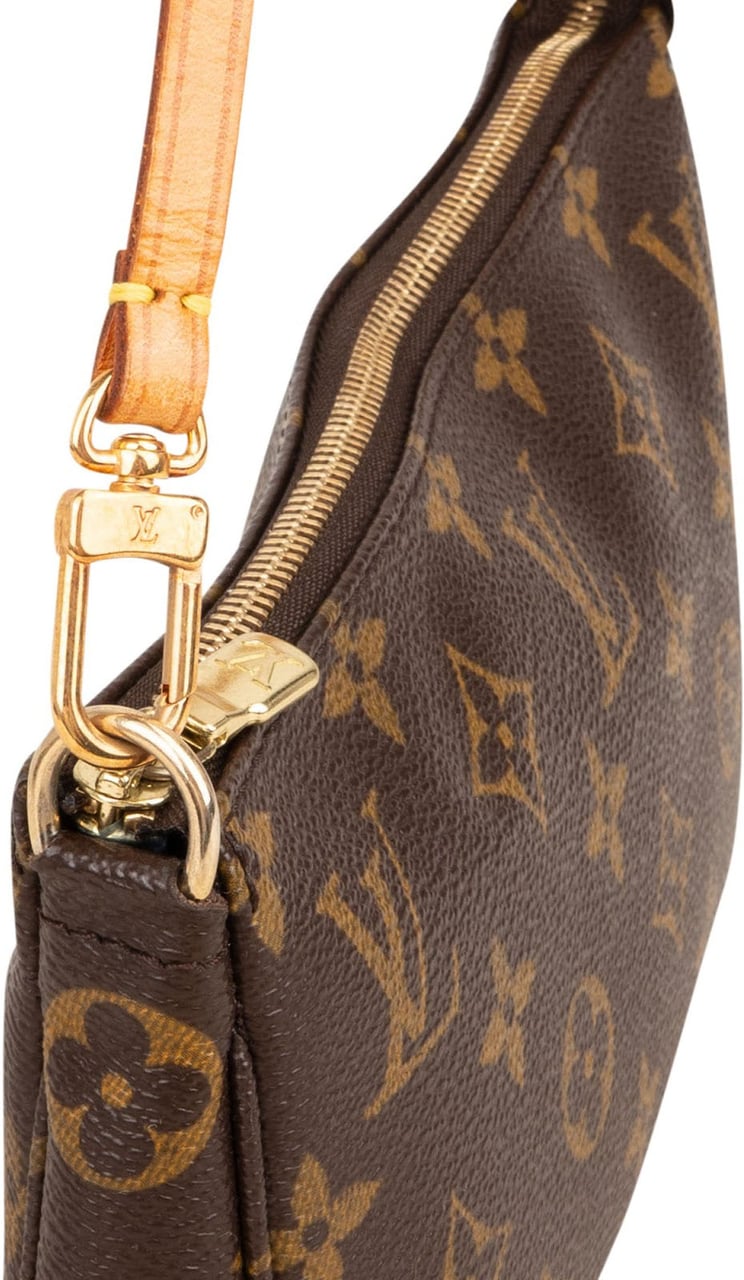 Louis Vuitton Monogram Canvas Pochette Accessoires Handbag Bruin