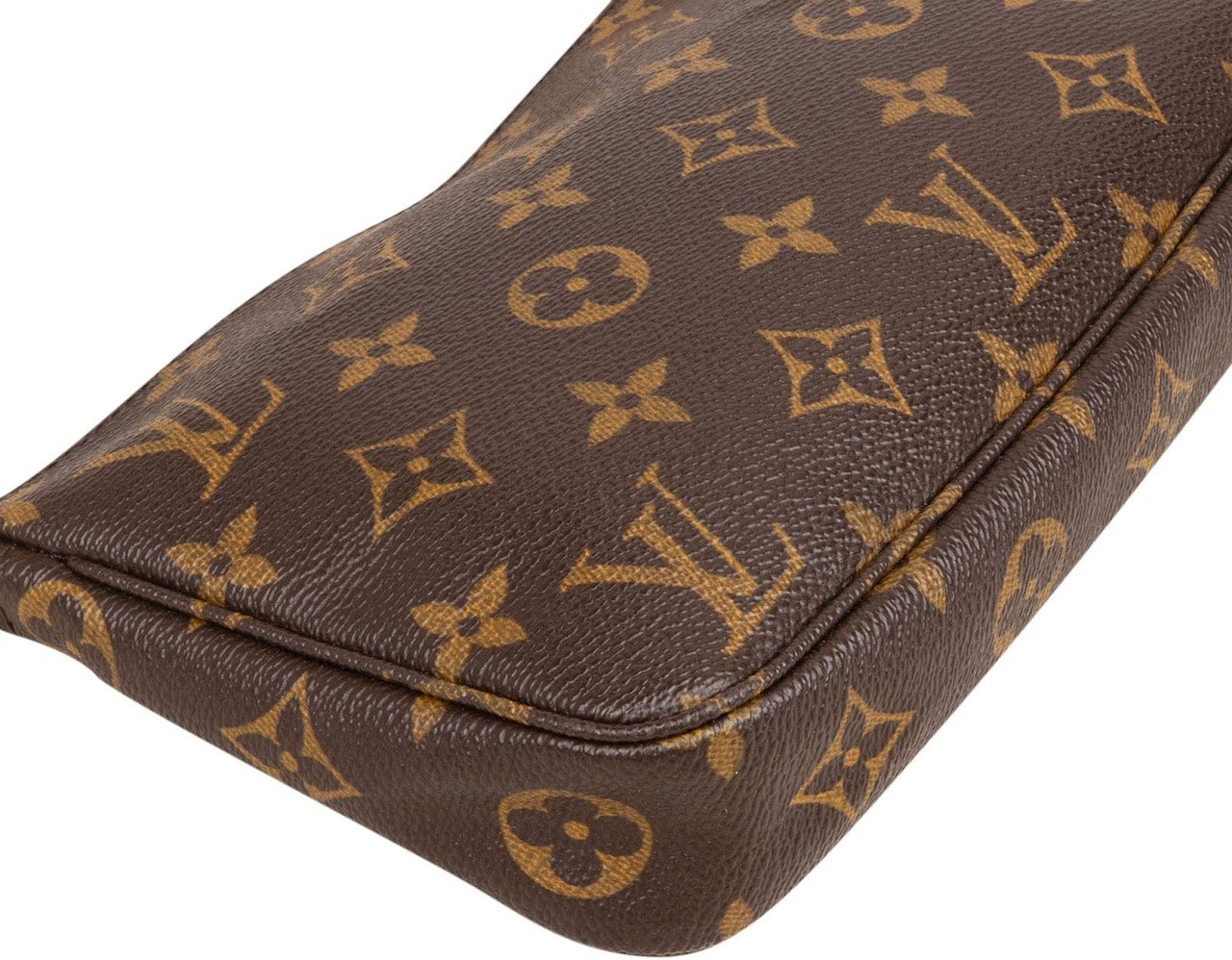 Louis Vuitton Monogram Canvas Pochette Accessoires Handbag Bruin