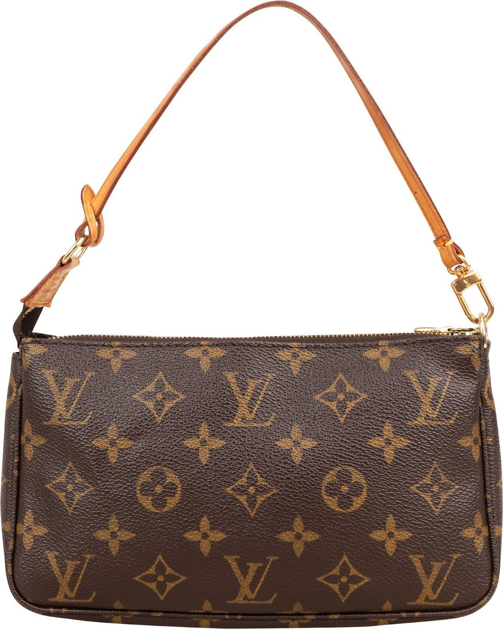Louis Vuitton Monogram Canvas Pochette Accessoires Handbag Bruin