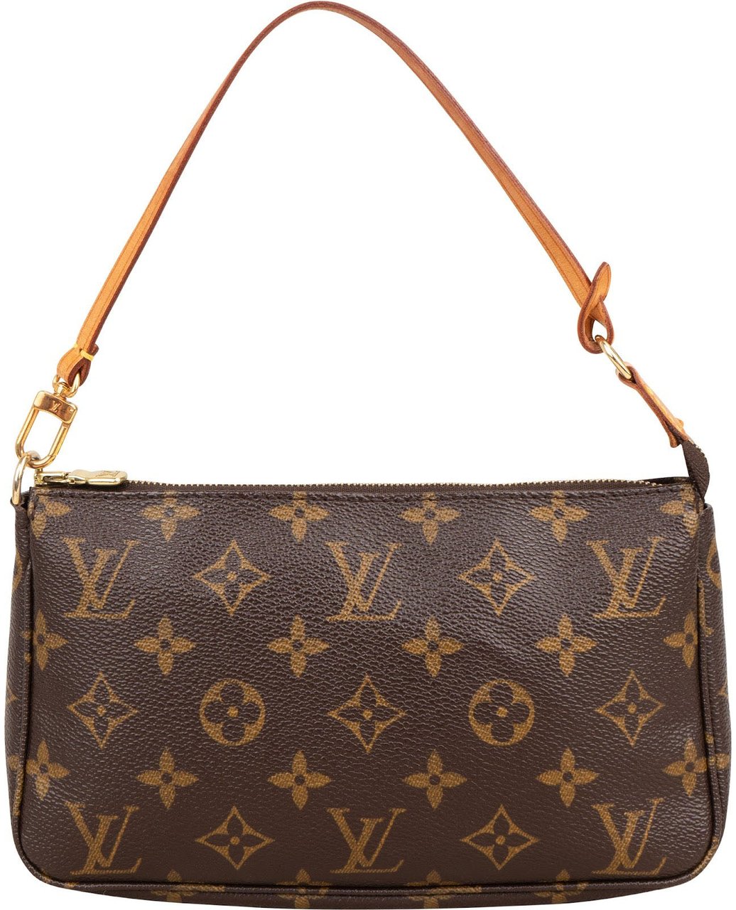 Louis Vuitton Monogram Canvas Pochette Accessoires Handbag Bruin
