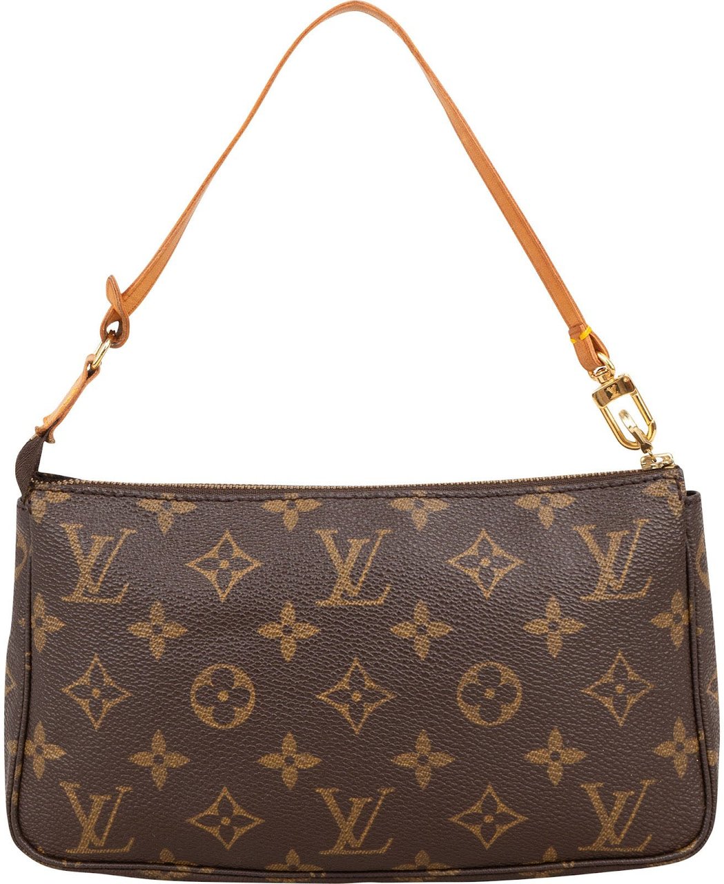Louis Vuitton Monogram Canvas Pochette Accessoires Handbag Bruin
