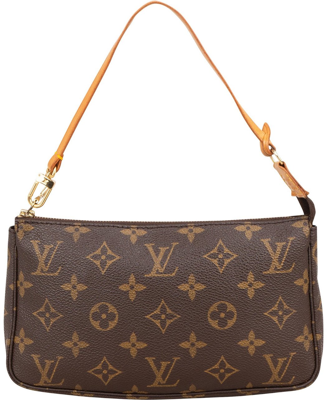 Louis Vuitton Monogram Canvas Pochette Accessoires Handbag Bruin