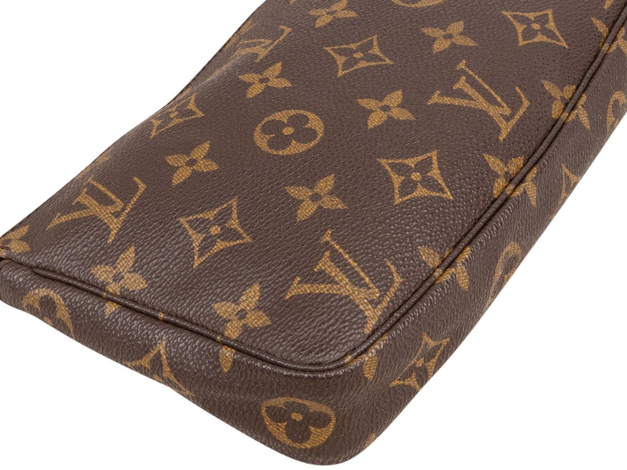 Louis Vuitton Monogram Canvas Pochette Accessoires Handbag Bruin