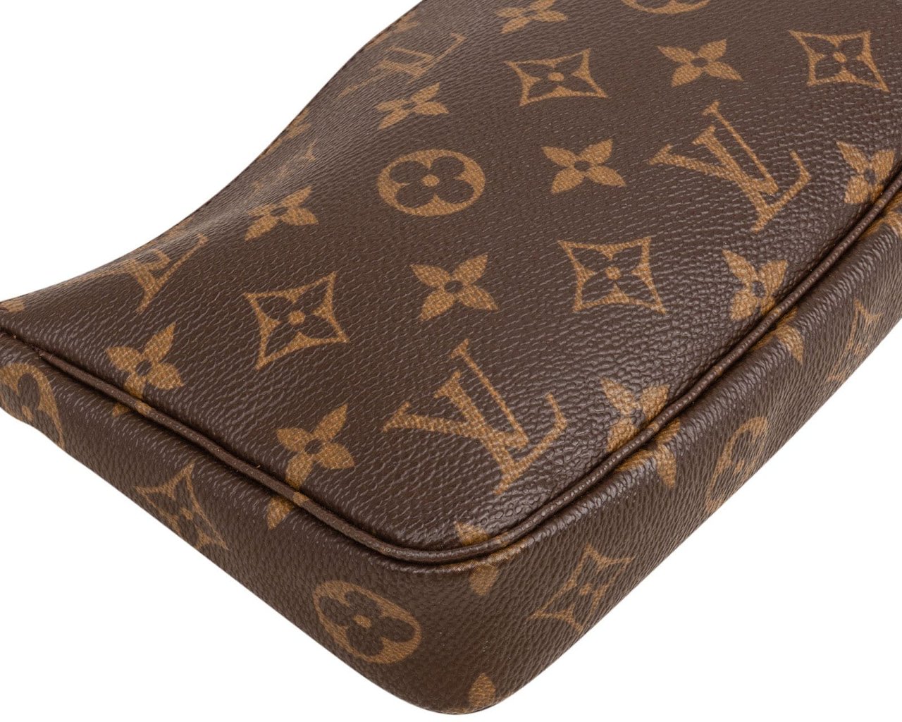 Louis Vuitton Monogram Canvas Pochette Accessoires Handbag Bruin