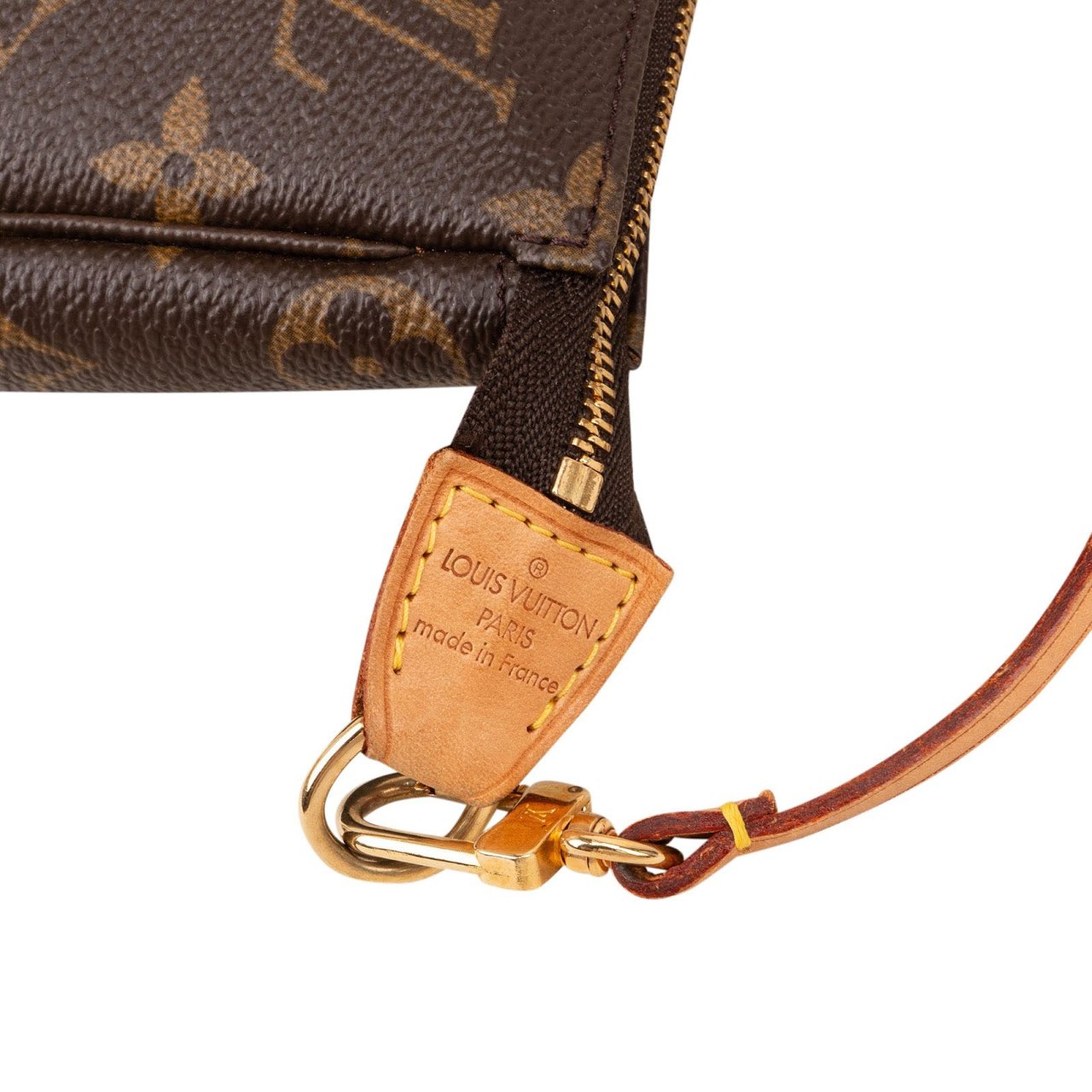 Louis Vuitton Monogram Canvas Pochette Accessoires Handbag Bruin