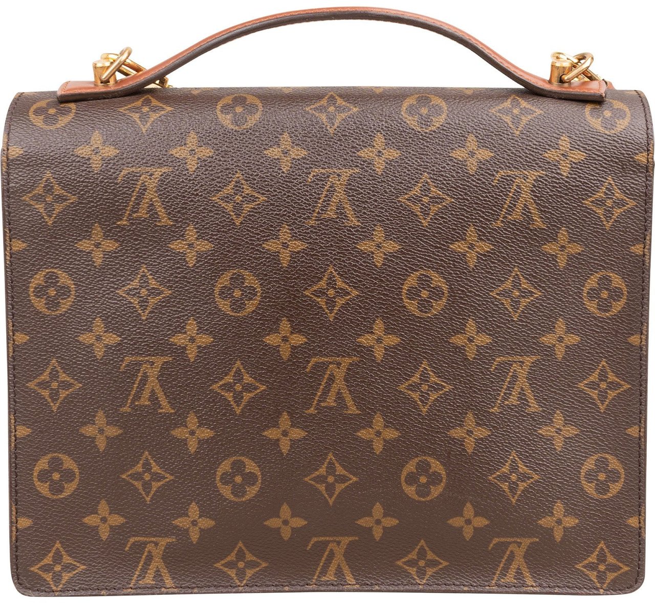 Louis Vuitton Monogram Canvas Monceau Handbag Bruin