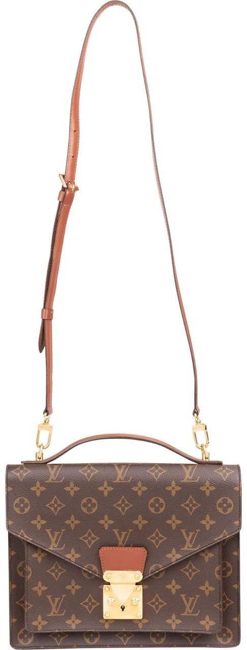 Louis Vuitton Monogram Canvas Monceau Handbag Bruin