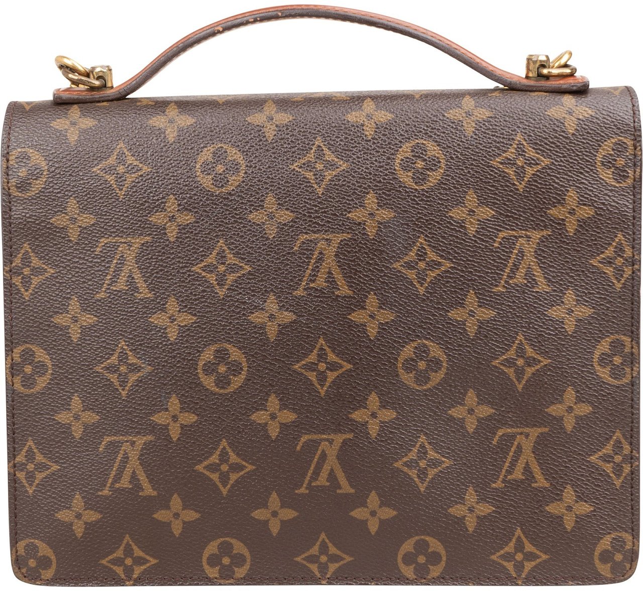 Louis Vuitton Monogram Canvas Monceau Handbag Bruin