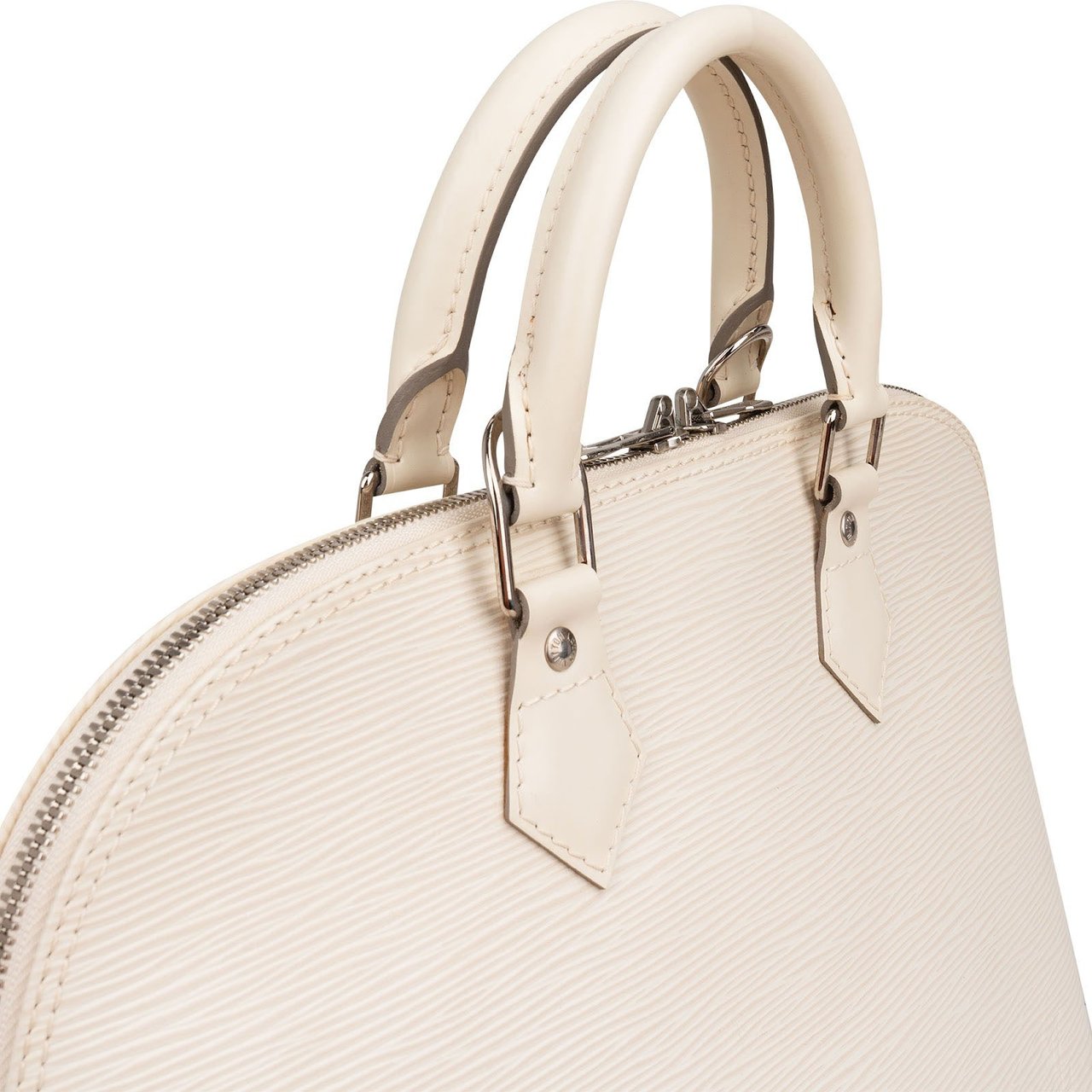 Louis Vuitton Ivory Epi Leather Alma PM Handbag Beige