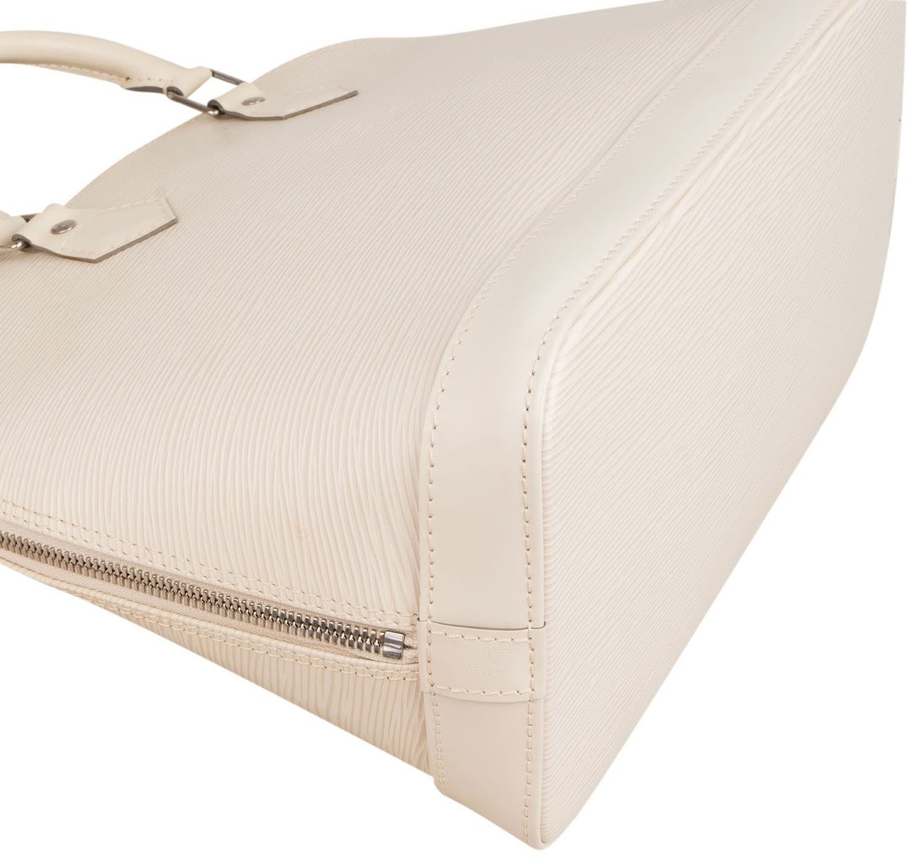 Louis Vuitton Ivory Epi Leather Alma PM Handbag Beige