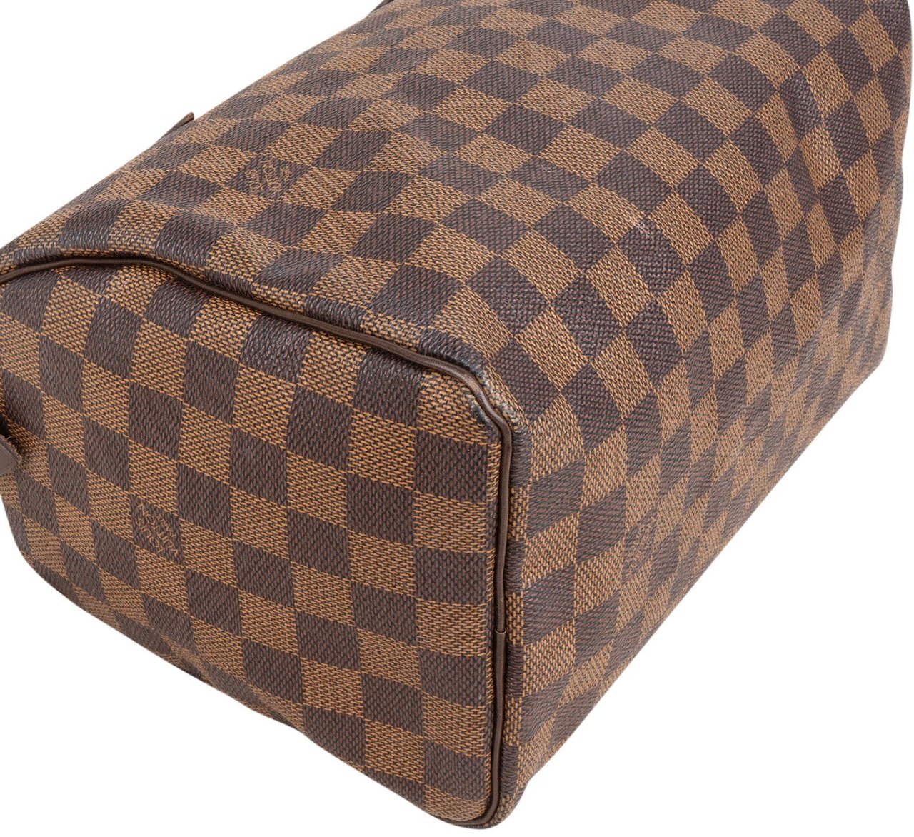 Louis Vuitton Monogram Damier Ebene Speedy 25 Handbag Bruin