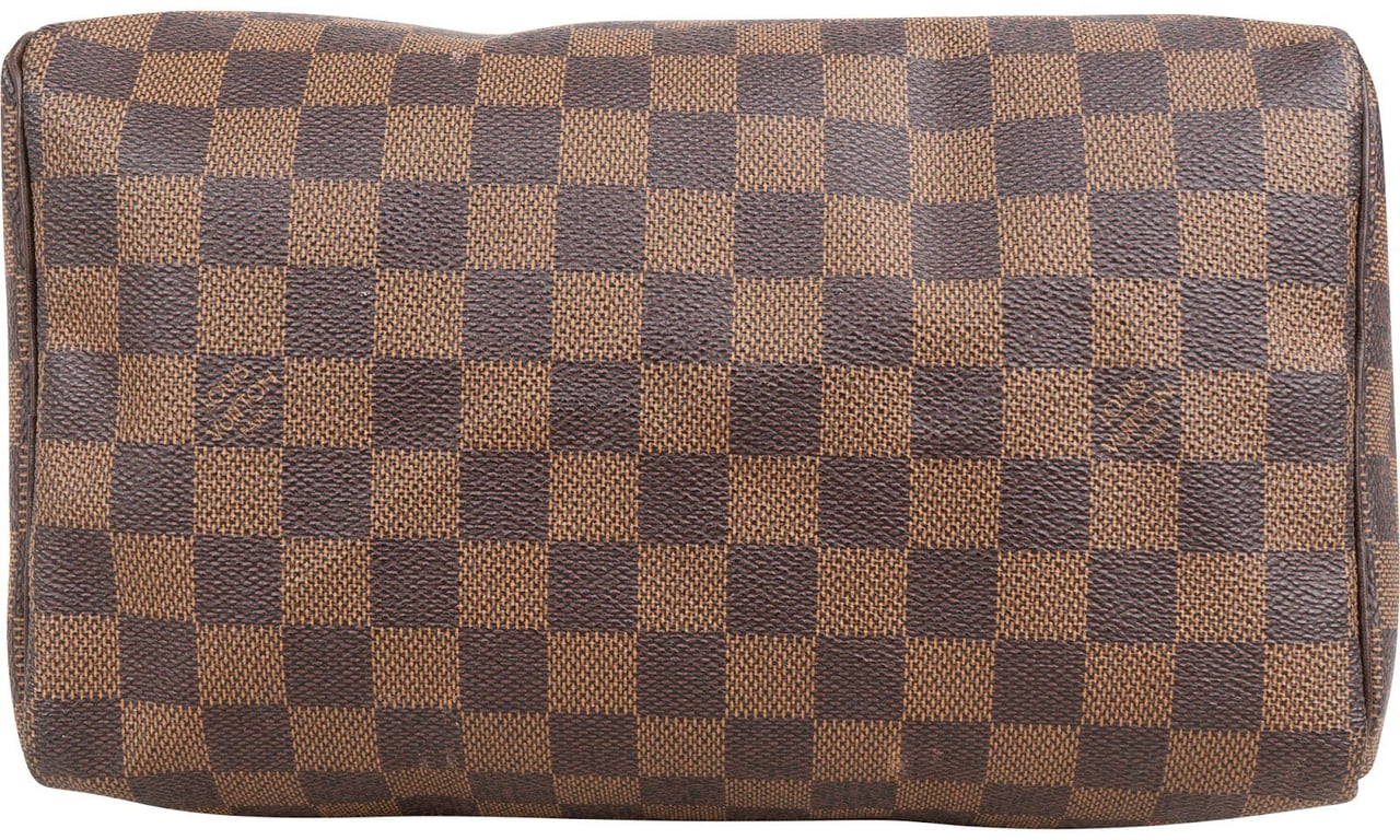 Louis Vuitton Monogram Damier Ebene Speedy 25 Handbag Bruin