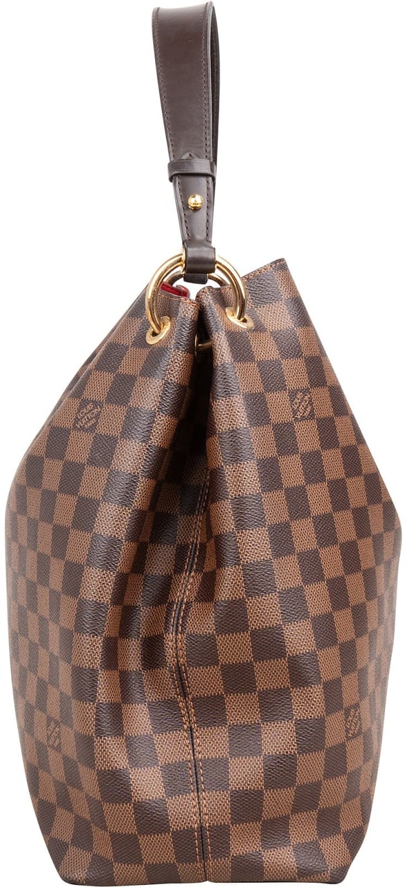 Louis Vuitton Monogram Damier Ebene Canvas Graceful MM Shoulder Bag Bruin