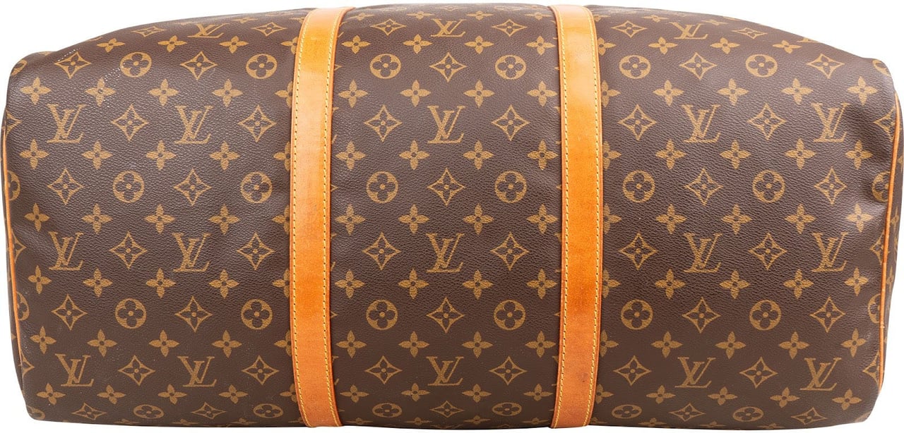 Louis Vuitton Monogram Canvas Sac Souple 55 Travel Bag Bruin