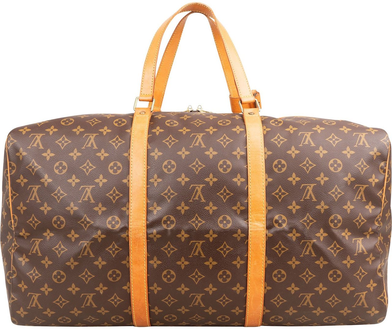 Louis Vuitton Monogram Canvas Sac Souple 55 Travel Bag Bruin