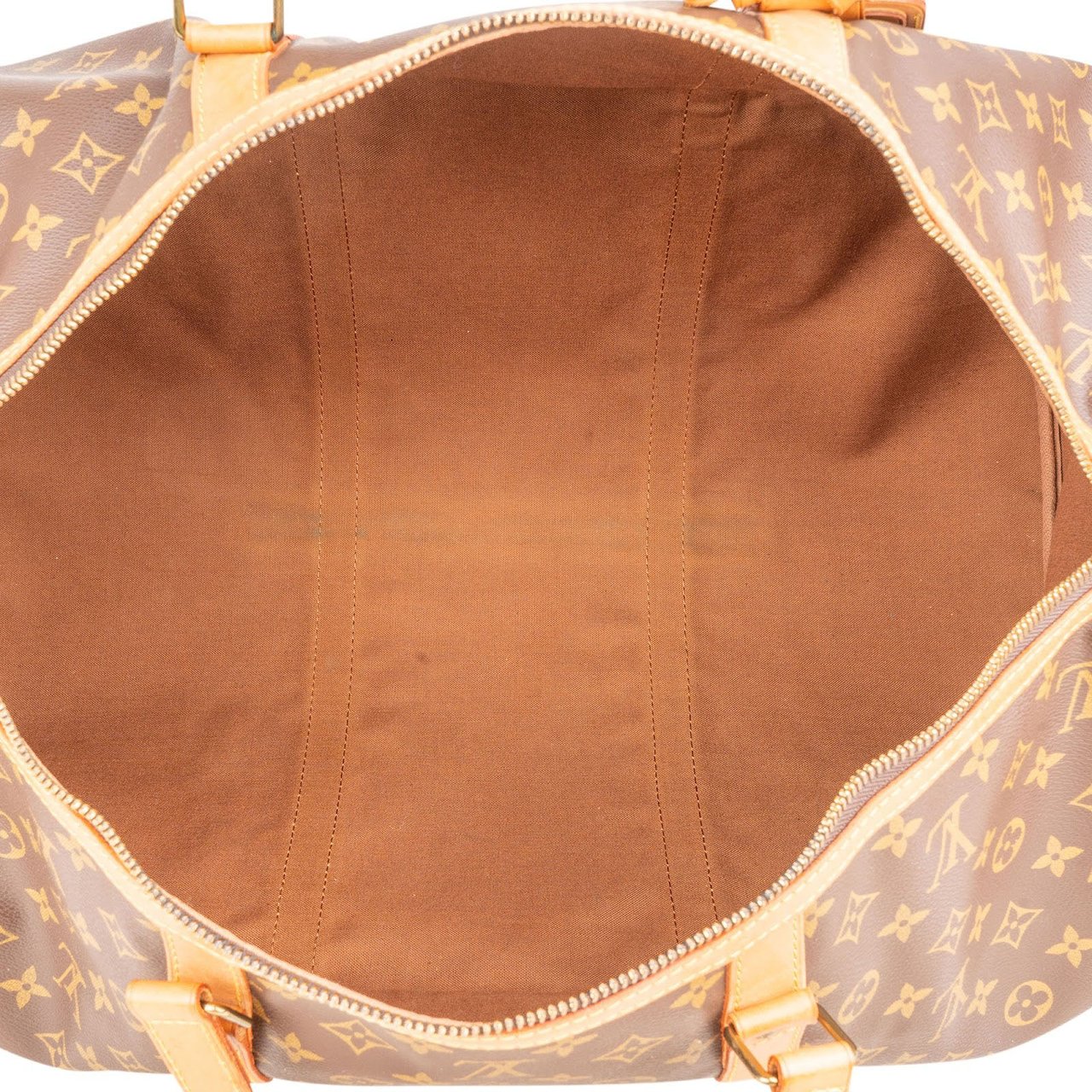 Louis Vuitton Monogram Canvas Sac Souple 55 Travel Bag Bruin