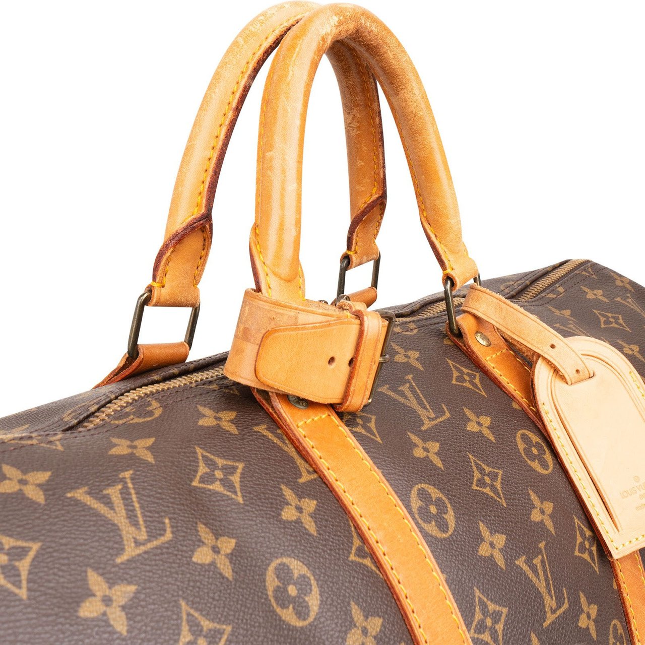 Louis Vuitton Monogram Canvas Keepall 55 Travel Bag Bruin