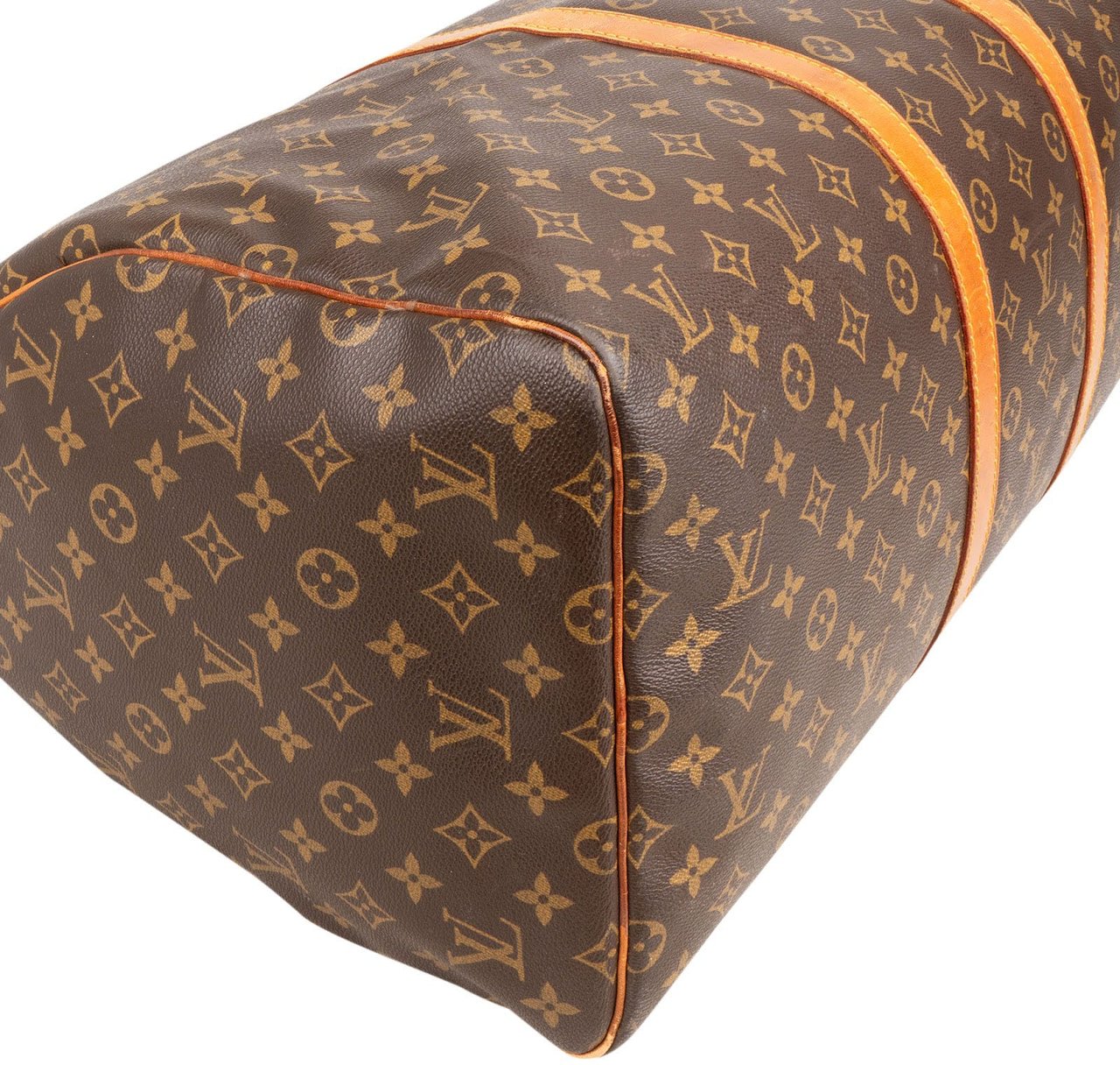 Louis Vuitton Monogram Canvas Keepall 55 Travel Bag Bruin