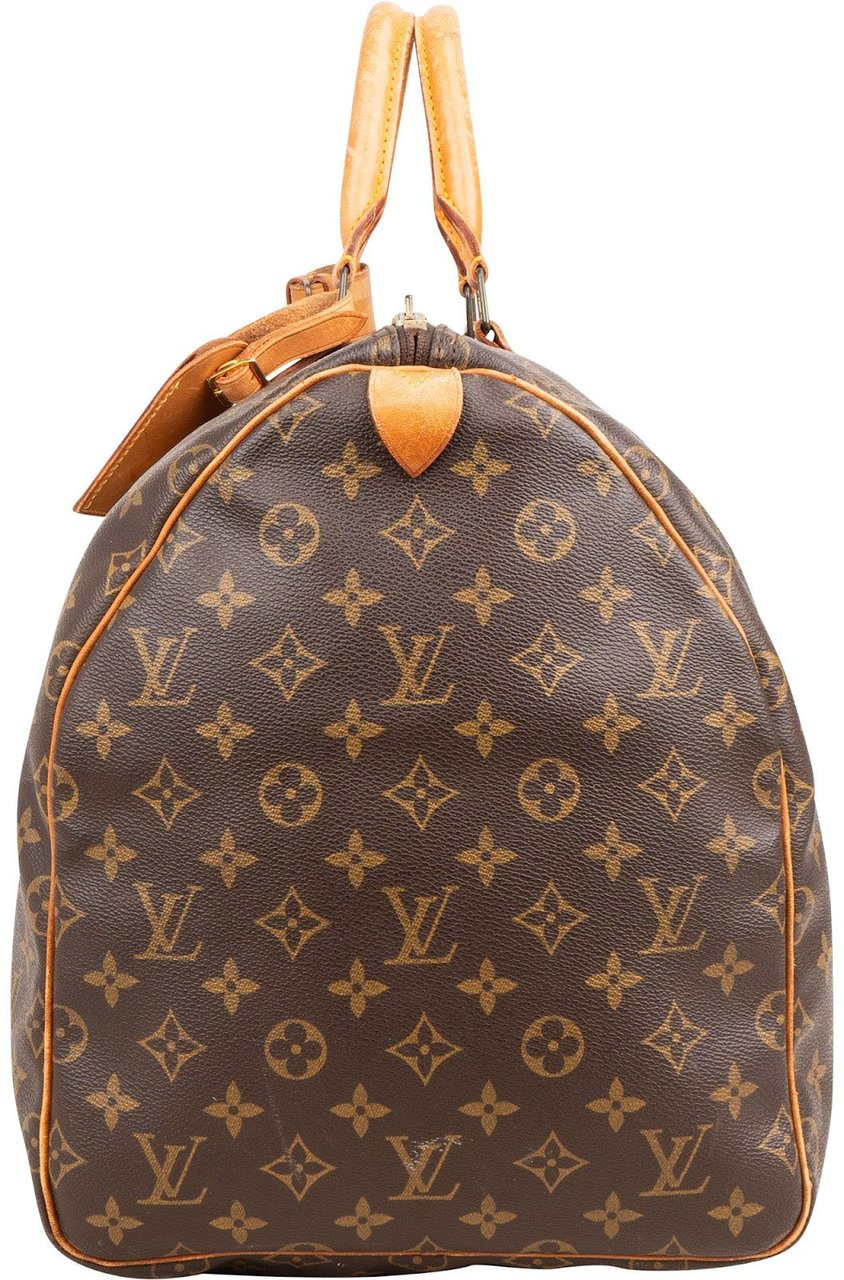 Louis Vuitton Monogram Canvas Keepall 55 Travel Bag Bruin