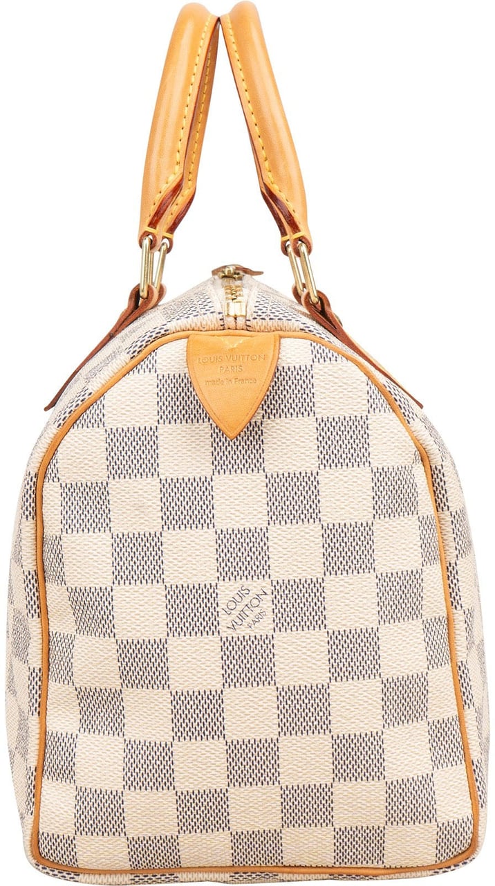 Louis Vuitton Monogram Damier Azur Speedy 25 Handbag Divers
