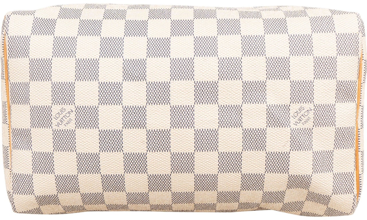 Louis Vuitton Monogram Damier Azur Speedy 25 Handbag Divers