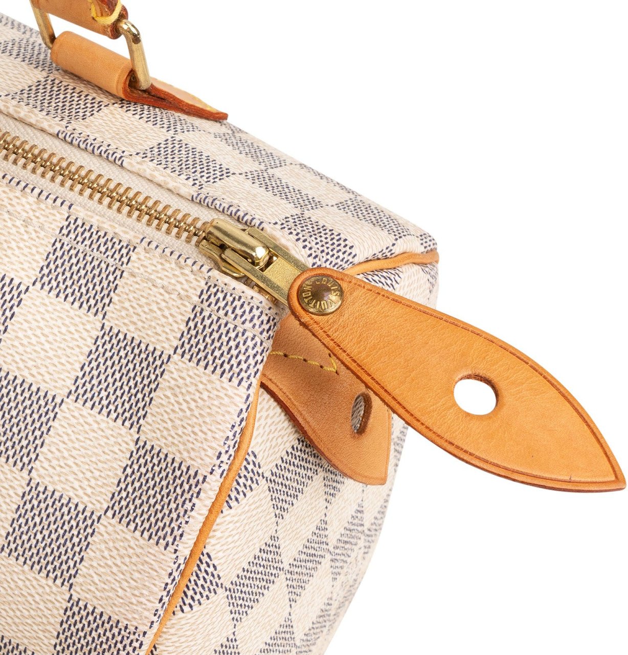 Louis Vuitton Monogram Damier Azur Speedy 25 Handbag Divers