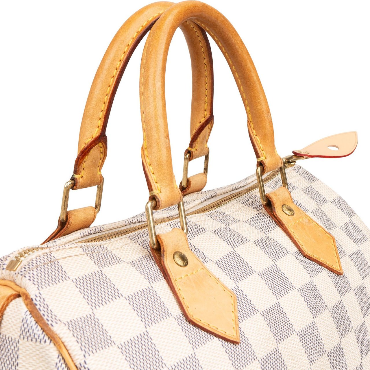 Louis Vuitton Monogram Damier Azur Speedy 25 Handbag Wit