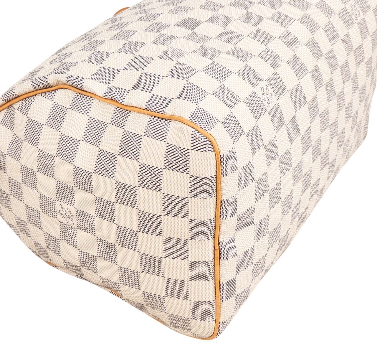 Louis Vuitton Monogram Damier Azur Speedy 30 Handbag Wit